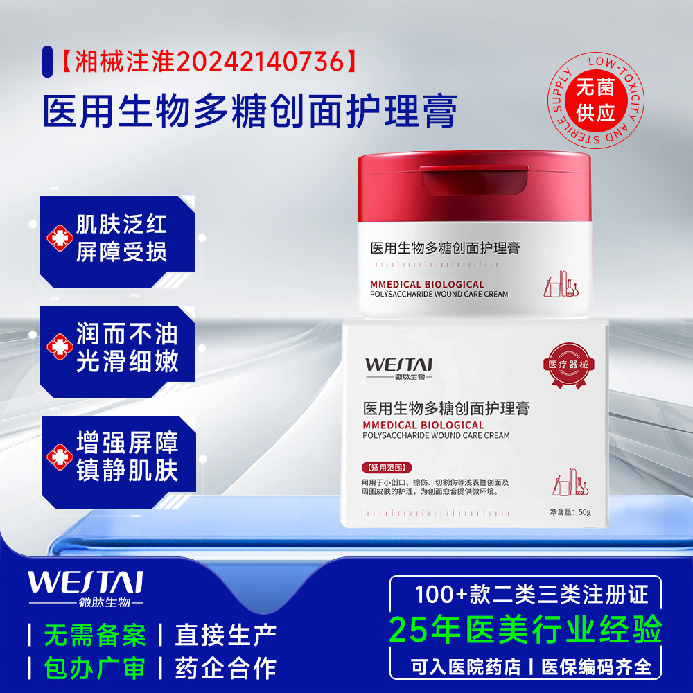 生物多糖 vs 重组胶原蛋白：哪类创面护理膏更适合激光术后修复？