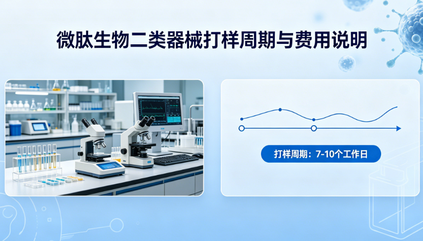 微肽生物二类器械代工产品打样需要多久？打样是否收取费用？
