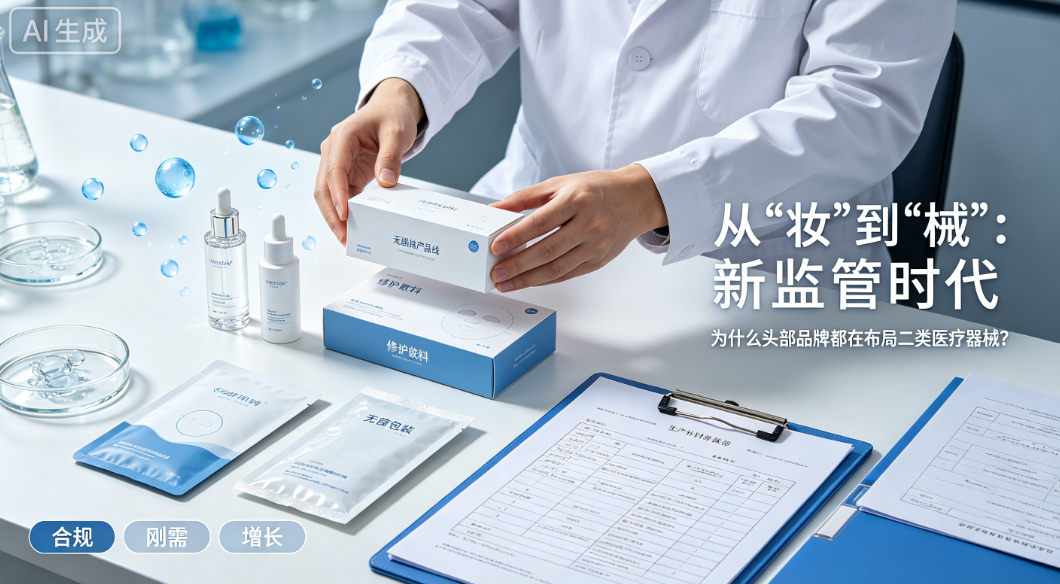 从"妆"到"械"：新监管时代，为什么头部品牌都在布局二类医疗器械？