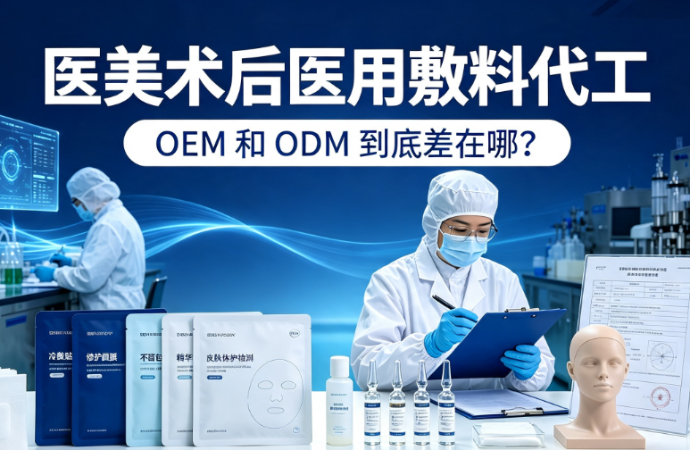 医美术后医用敷料代工，OEM 和 ODM 到底差在哪？（附品牌方决策表）