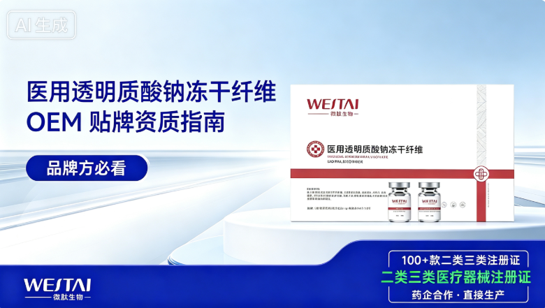 医用透明质酸钠冻干纤维OEM贴牌需要什么资质？品牌方必看